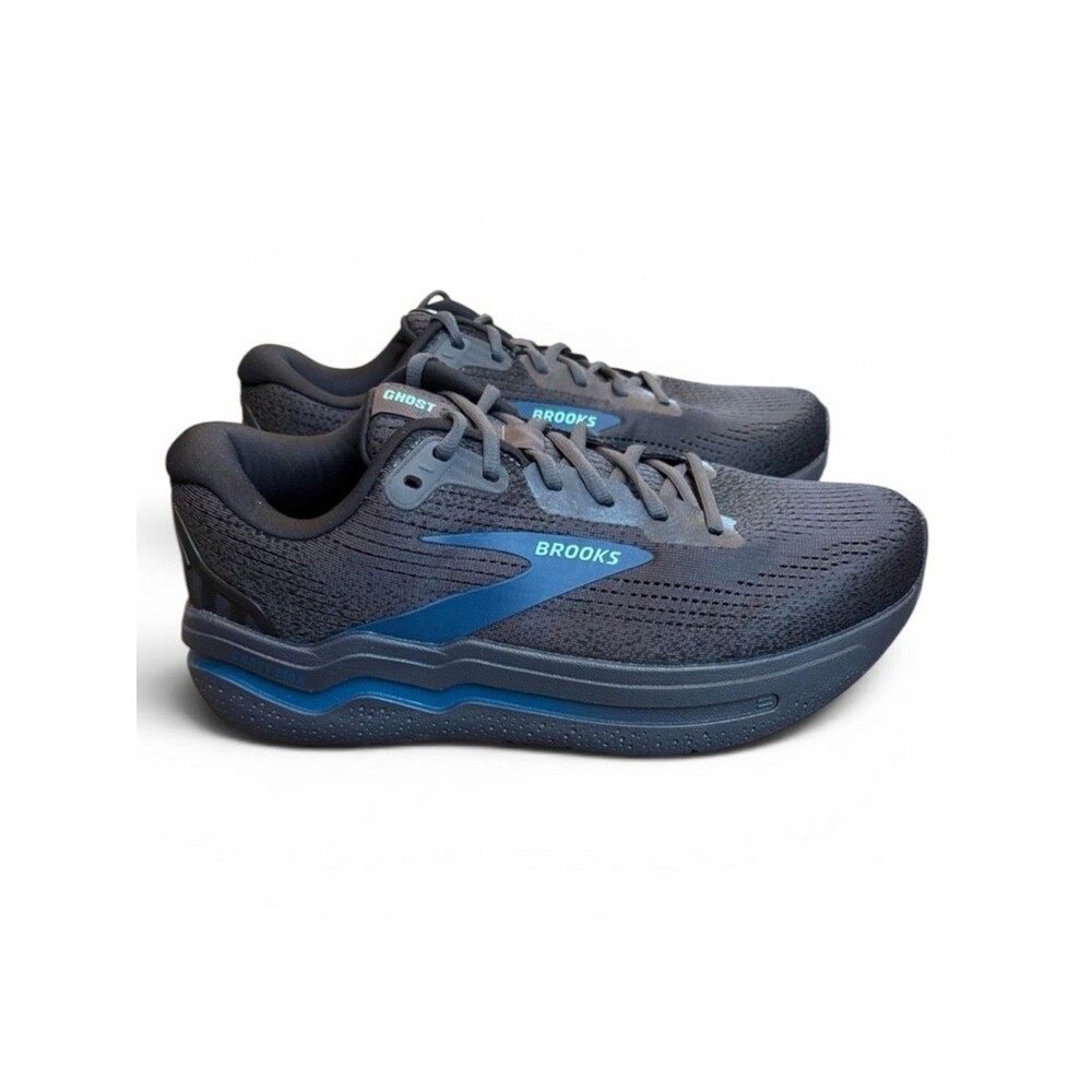 Brooks Ghost Max 2 Running Shoes Men's 9W WIDE Ebony/Blue Sapphire